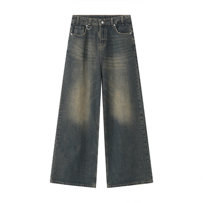 Vintage Fade Wide-Leg Jeans